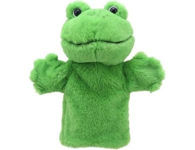 Handpuppe Frosch 25cm