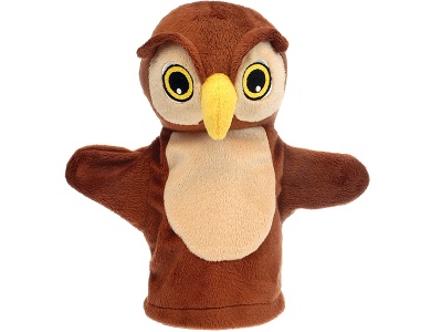 Handpuppe Eule 31cm
