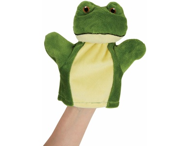 Handpuppe Frosch 31cm