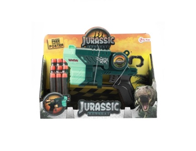Toi-Toys Jurassic Revival Pistole Dino mit Schaumstoffpfeilen