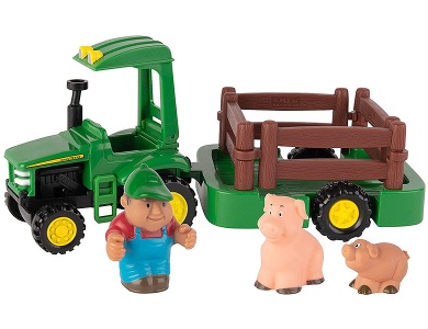 Traktor mit Anhänger & Tierfiguren