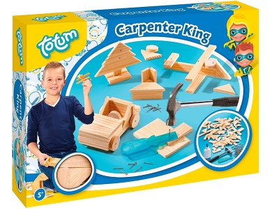 Totum Carpenter King - Holz & Hammer Set