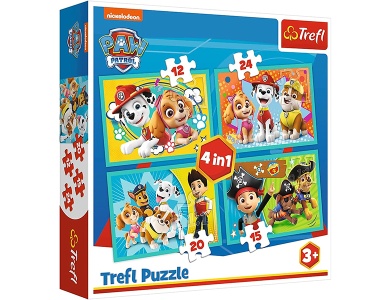 Das lustige Team der Paw Patrol 12,15,20,24