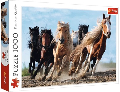 Die gallopierenden Pferde 1000Teile