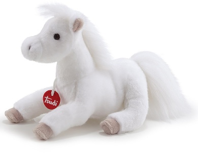 Pferd Poppy Weiss 32cm