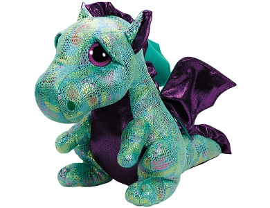 Drache Cinder Grün 42cm