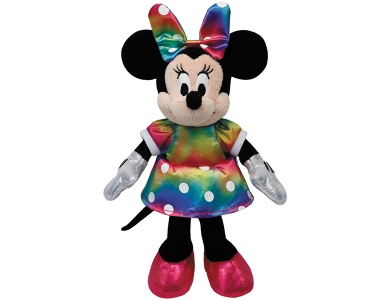 Minnie Mouse Glitter Bunt mit Sound 30cm