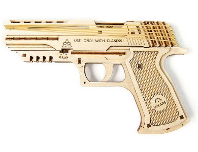 Ugears Handfeuerwaffe Wolf-01 (62Teile)