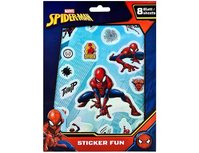 Undercover Spiderman Stickerset