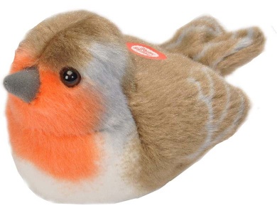 Wild Republic Rotkehlchen mit Vogelrufen (18cm)