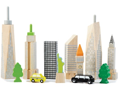 City Skyline Leuchtsteine