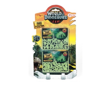 Toi-Toys World of Dinosaurs 3D-Puzzle Dino, leuchtet im Dunkeln