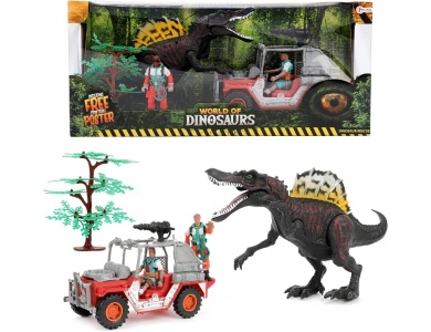 Toi-Toys World of Dinosaurs Spielset  Jeep mit Dino