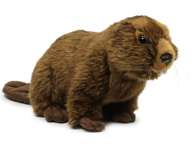 Biber sitzend 23cm