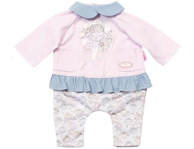 Bügel Outfit Kleidchen 43-46cm