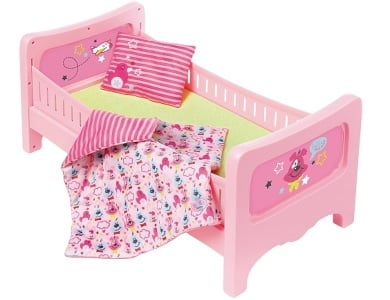 Bett mit Kuschelbettzeug