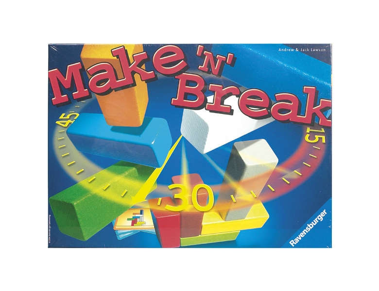 Ravensburger Make’n’Break Travel – Juego De Construcción Con Piezas De Madera Para Niños A Partir De 6 Años, Versión Portátil, Ideal Para Viajes Y Retos En Familia