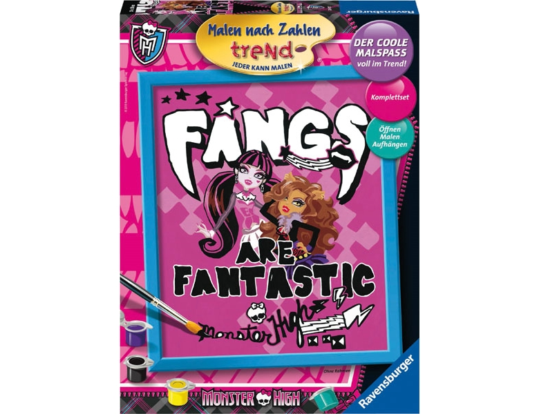 Ravensburger Malen nach Zahlen MNZ Monster High