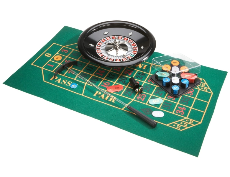Philos Spiele Roulette Set Deluxe mit BakelitTeller Familienbrettspiele