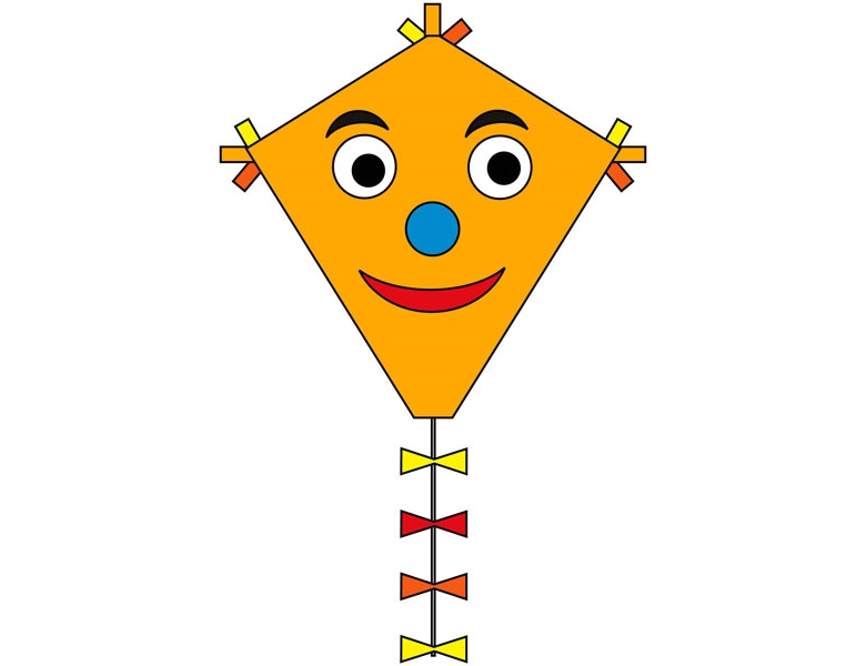 HQ Invento Eco Line Kinderdrachen Eddy Happy Face