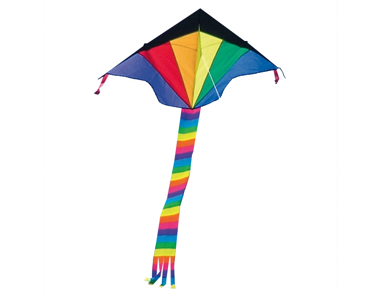 HQ Invento Eco Line Kinderdrachen Simple Flyer Rainbow 120x75cm