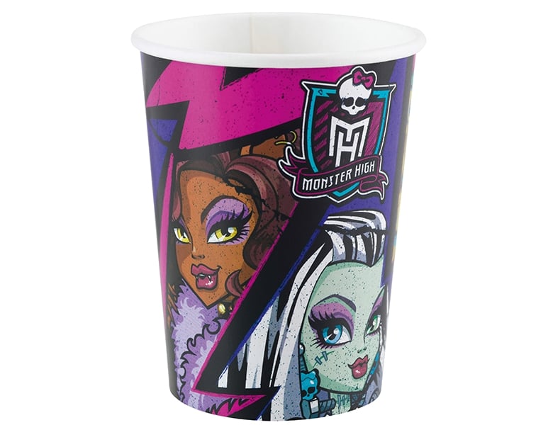 meinspielzeug - Amscan 8 Becher 250ml Monster High 2 | Tischdeko