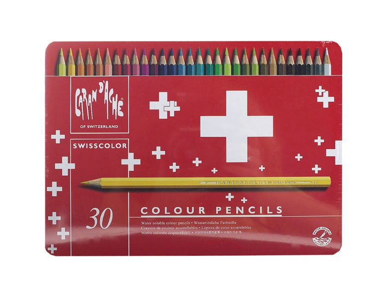 Caran d'Ache Farbstifte SWISSCOLOR 30 | Farbe & Kreide