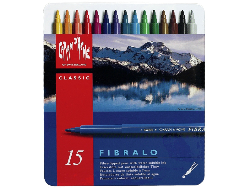 Caran d'Ache Filzstift Fibralo 15 | Farbe & Kreide