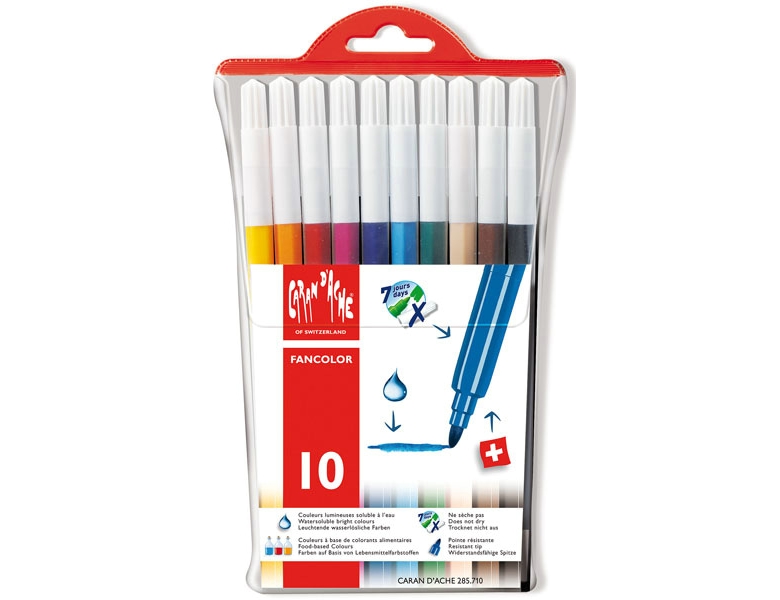 Caran d'Ache Filzstifte Fancolor | Farbe & Kreide