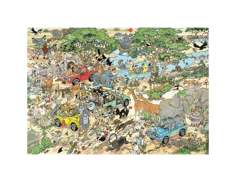 Jumbo Puzzle Safari - Puzzle 3000+ Teile