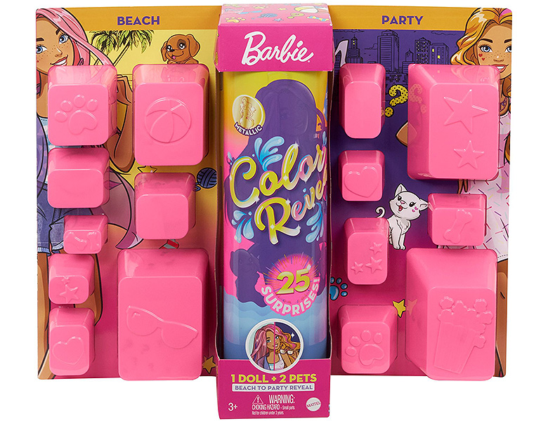 Barbie Color Reveal Ultimate Reveal Puppe Strand und Party