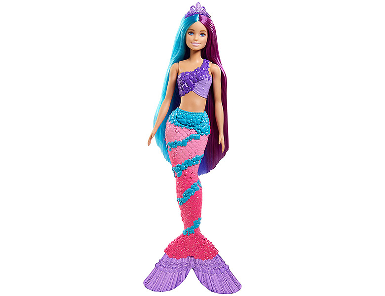Barbie Dreamtopia Regenbogenzauber Meerjungfrau Puppe mit langem Haar Modepuppen