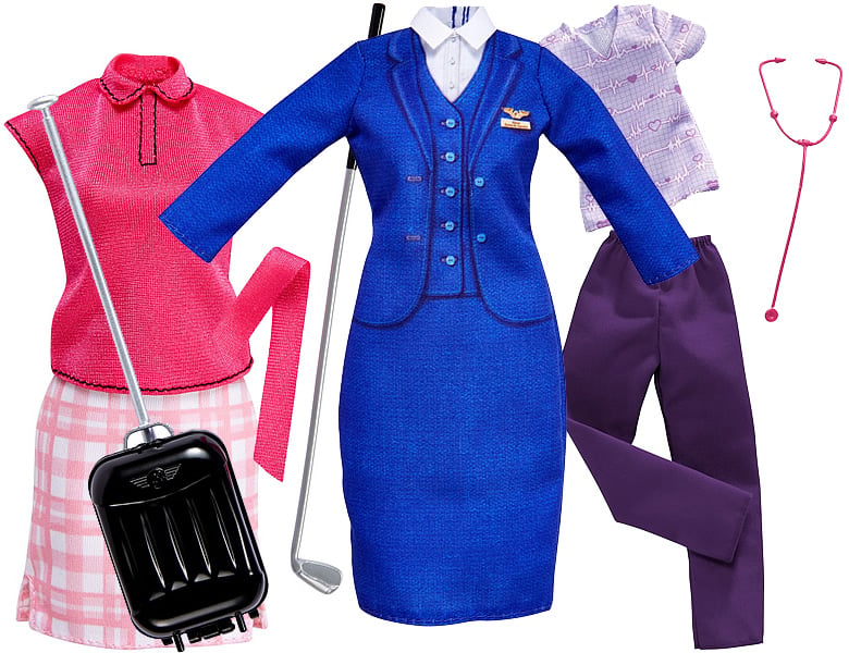 Barbie Fashions Berufsoutfits Sortiment - Puppenkleider