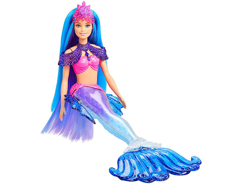 Top-Musik Barbie Mermaid Power Meerjungfrau Malibu Modepuppen 