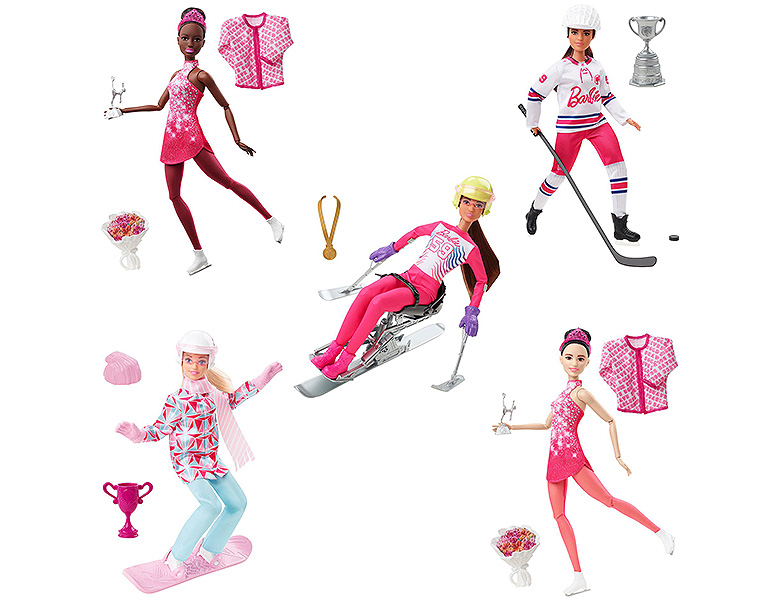 Barbie Karrieren Winter Sport Puppe