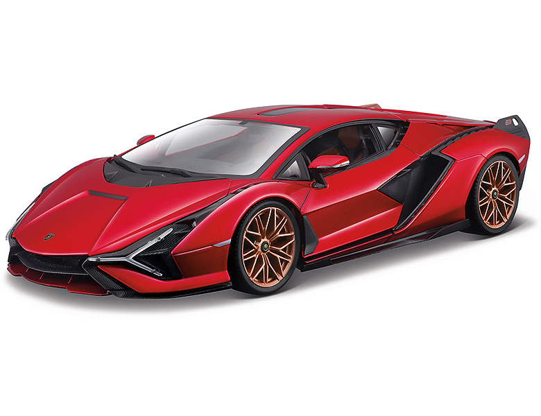 Bburago 1:18 Lamborghini Sian FKP 37 Rot