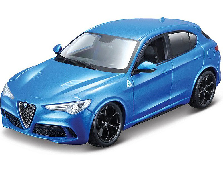 Bburago 1:24 Alfa Romeo Stelvio QV Rot | Die-Cast Modelle