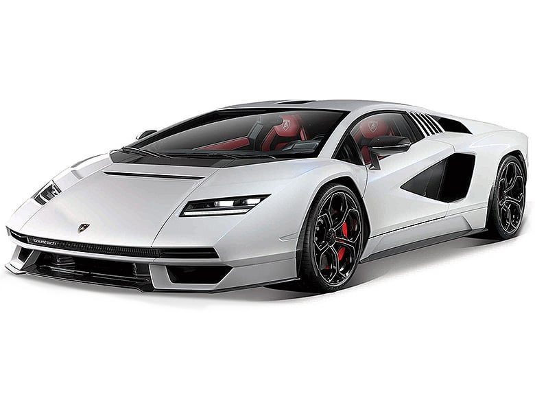 Bburago 1:24 Lamborghini Countach LPI 800-4 Weiss | Die-Cast Modelle