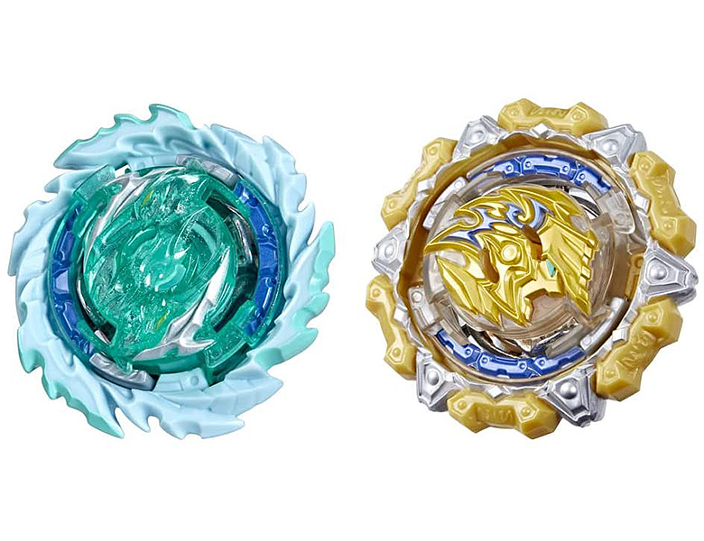 Beyblade QuadDrive Dual Pack Gilded Balderov B7 vs. Magma Roktavor R7