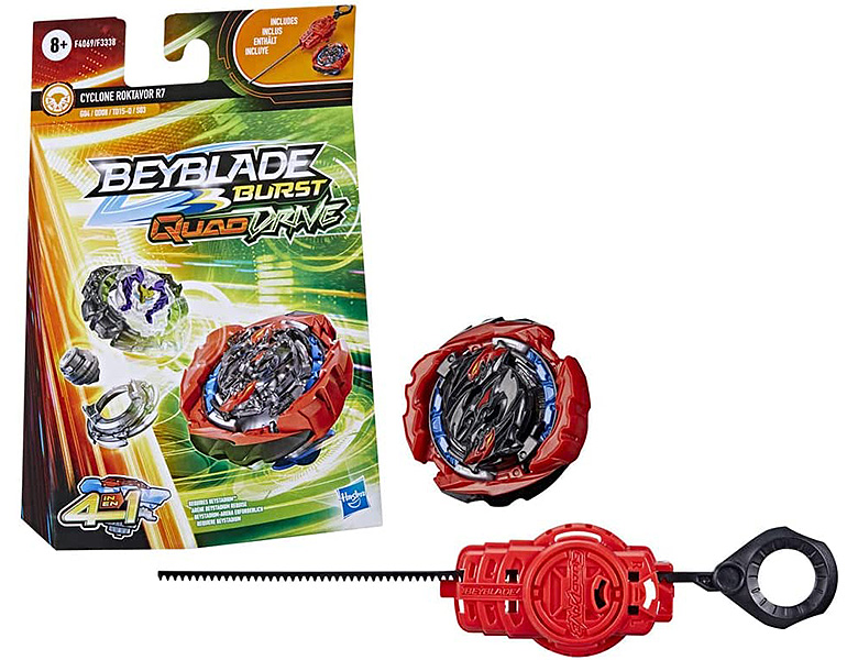 Beyblade QuadDrive Starter Pack Cyclone Roktavor R7