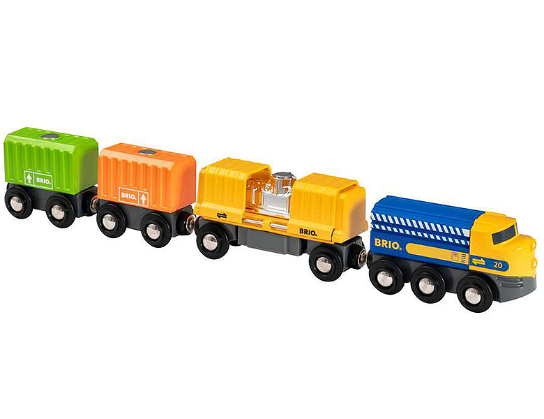 Brio Güterzug mit drei Waggons | Züge & Fahrzeuge