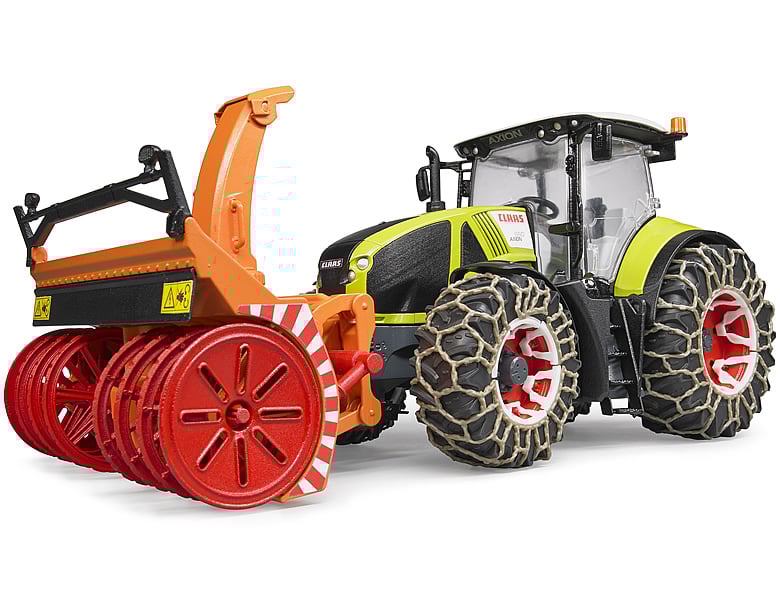 Bruder Claas Axion 950 mit Schneefräse