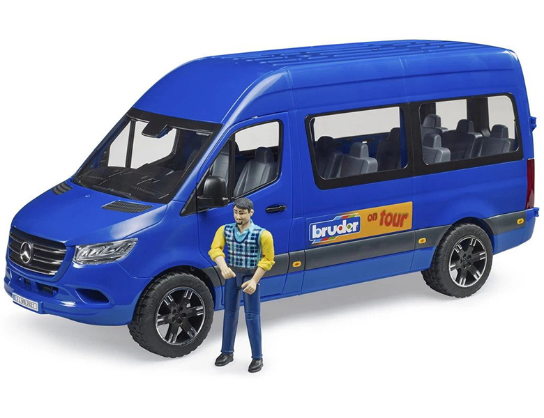 Bruder Mercedes MB Sprinter Transfer mit Fahrer | Nutzfahrzeuge