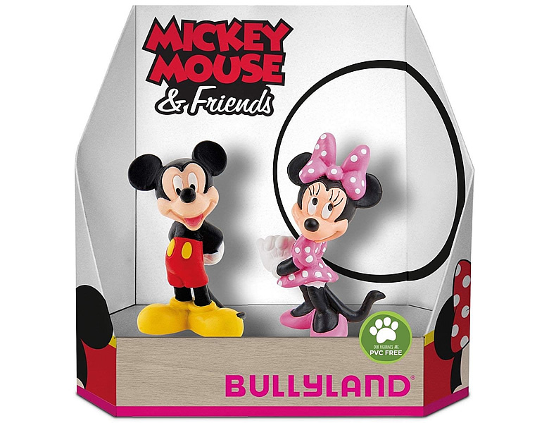 Bullyland Comic World Mickey Mouse und Minnie 2Teile | Lizenzfiguren