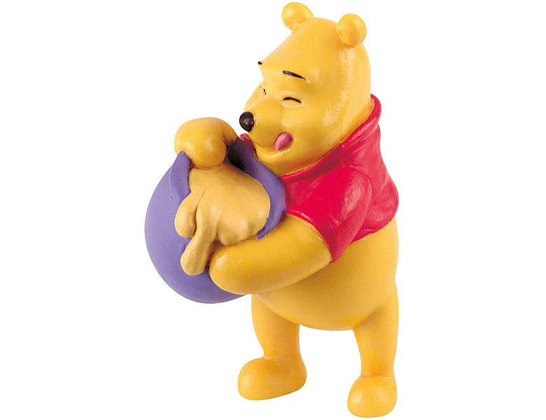 Bullyland Comic World Winnie Pooh mit Honigtopf Disney Spielfiguren