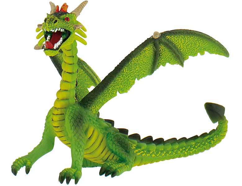 Bullyland Ritter auf Drache grün 