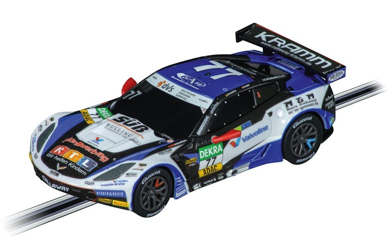 Carrera Go Chevrolet Corvette C7.R GT3 Callaway Competition, No. 77 | Rennbahn Fahrzeuge