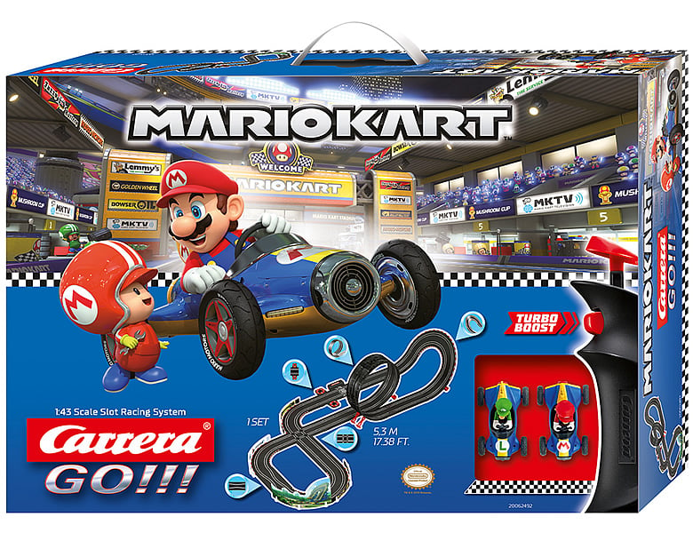 Carrera Go Super Mario Mario Kart Mach 8 5,3m | Rennbahn Sets