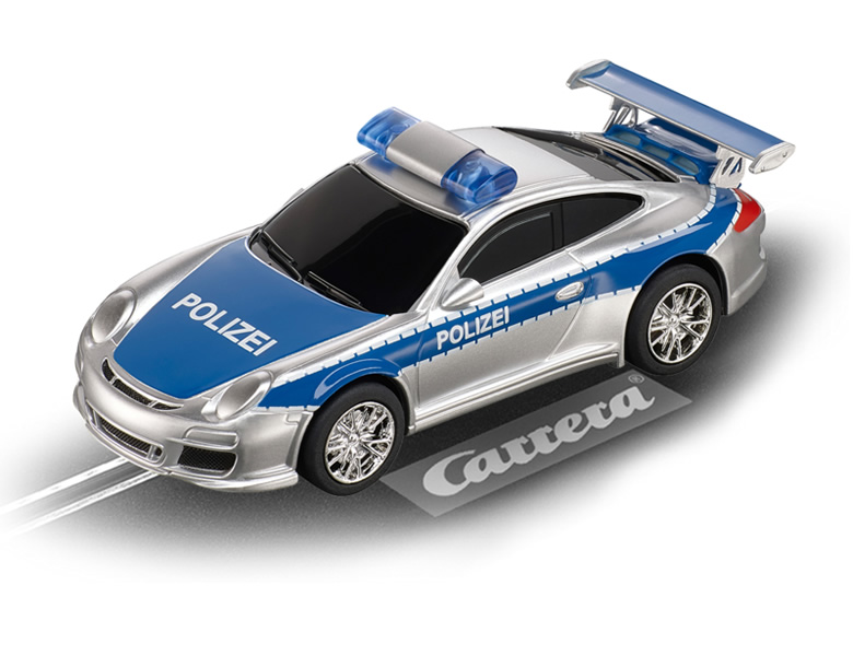 Carrera Go Porsche 997 GT3 Polizei Rennbahn Fahrzeuge