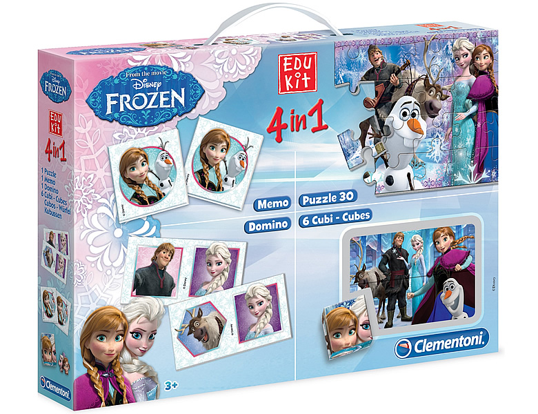 meinspielzeug - Clementoni Edukit 4-in-1 Disney Frozen | Spielesammlungen